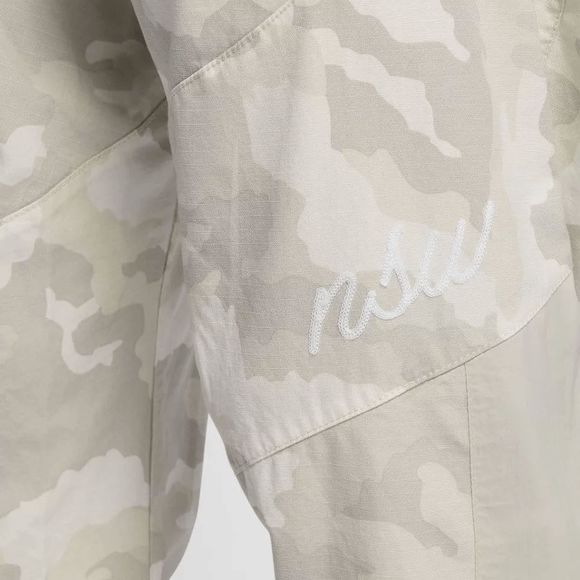NEW Mens Small NIKE Sportswear NSW NSP Pant Camo Silver Woven Cotton 930253-121 - Picture 5 of 5